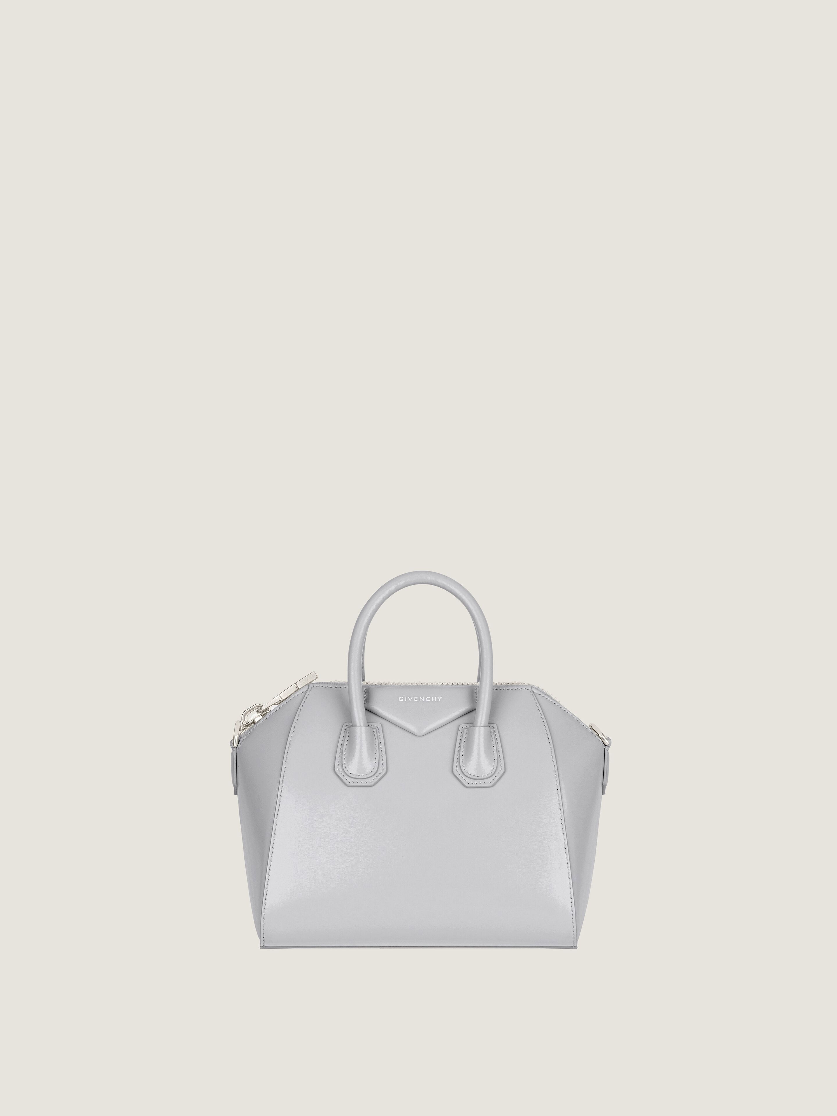 Mini Antigona bag in Box leather